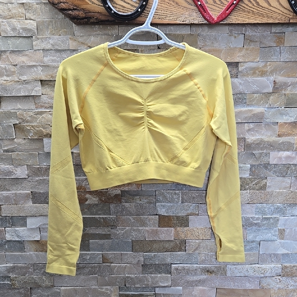 Yellow Long Sleeve Women's Top